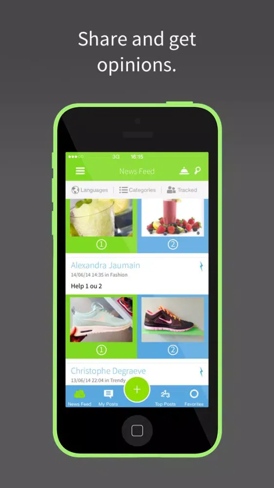 Скриншоты Flavr - Share opinions and decide together.