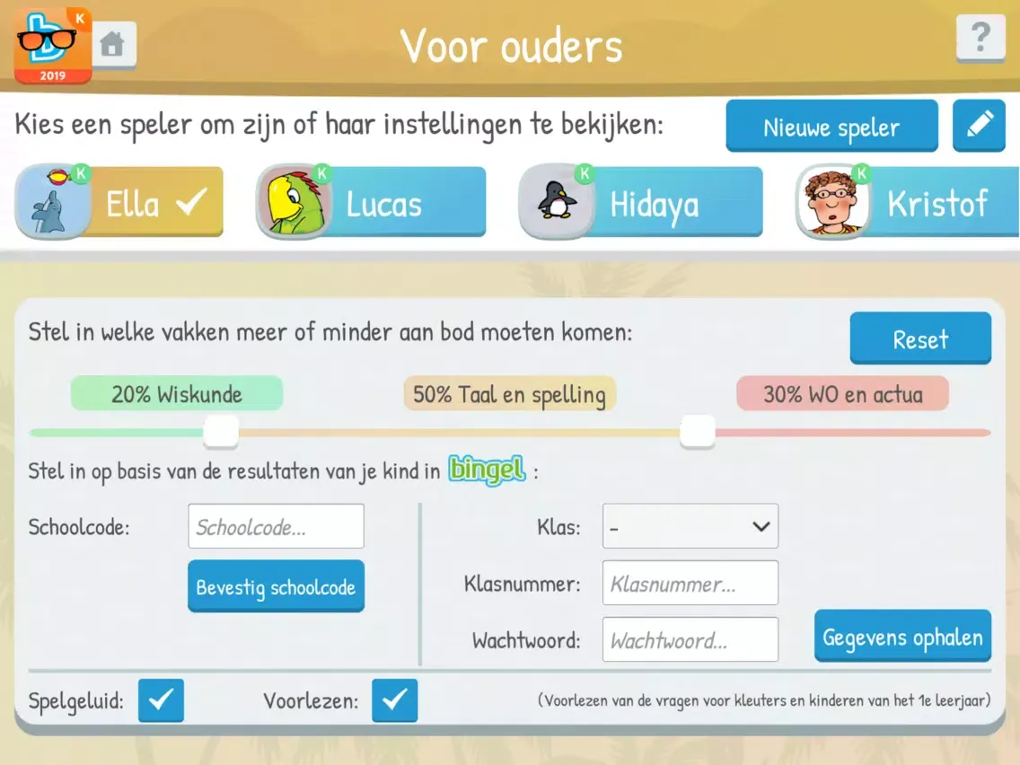 تصاویر Zomerbingel 2019 kleuters iPad 