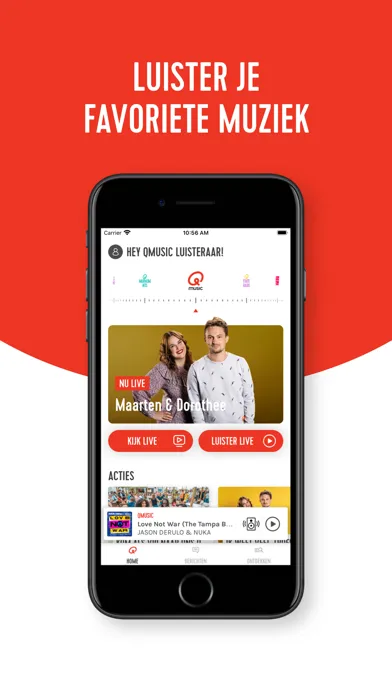 Qmusic - Live radio Screenshots