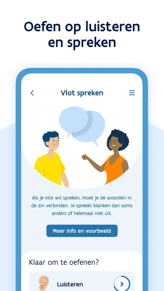 VDAB Uitsprekend Screenshots