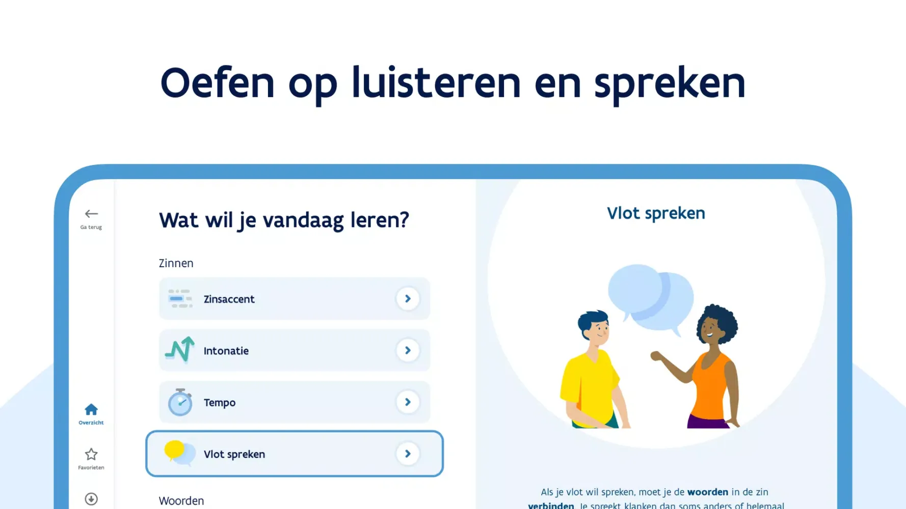 VDAB Uitsprekend Screenshots
