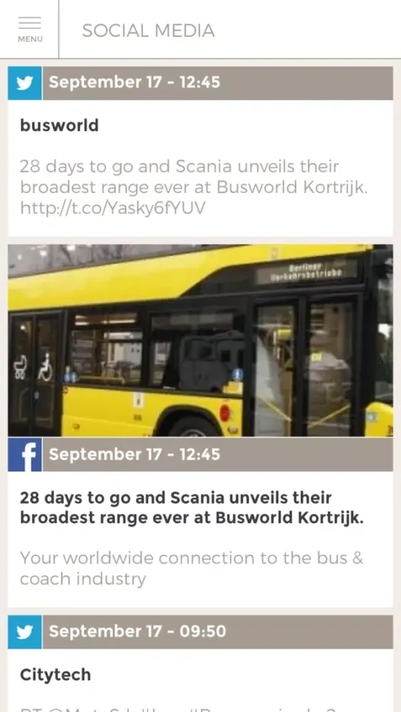 Busworld Europe 2019 스크린샷