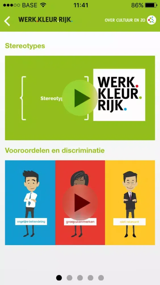 Tangkapan skrin Werk.kleur.rijk