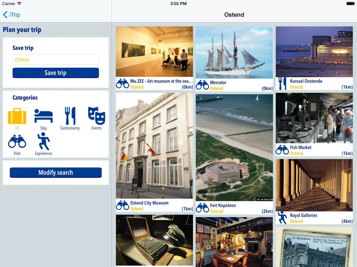 iTrip Coast iPad  Screenshots