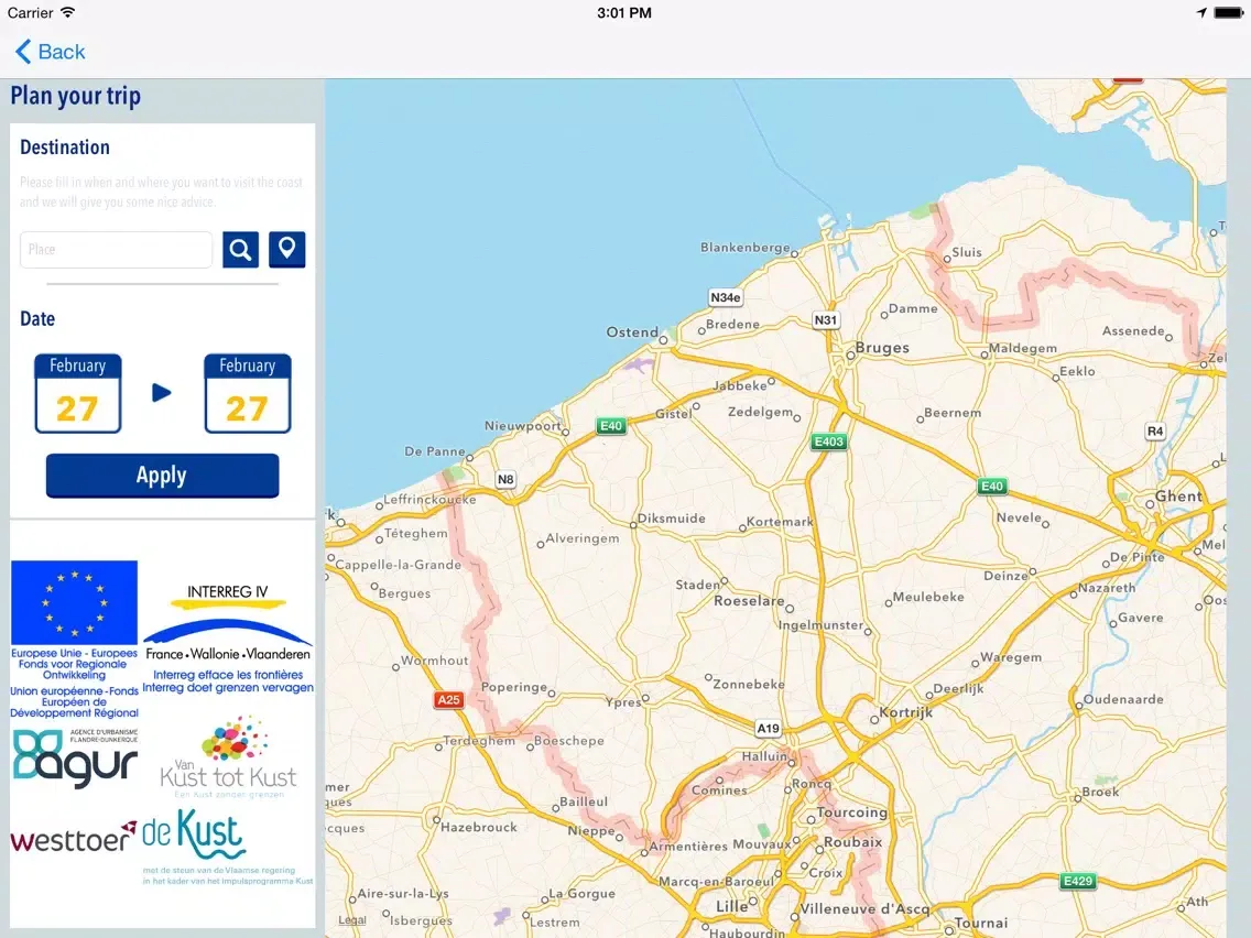 iTrip Coast iPad  Screenshots