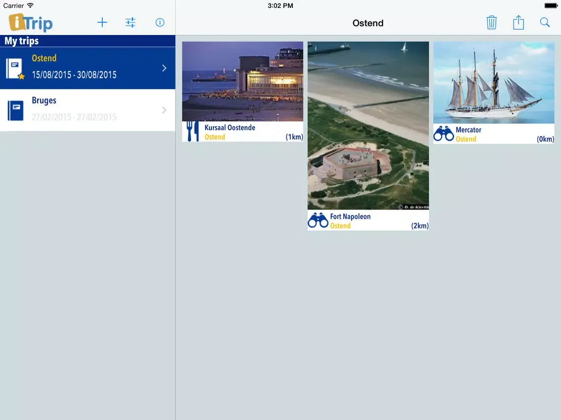 iTrip Coast iPad  Screenshots