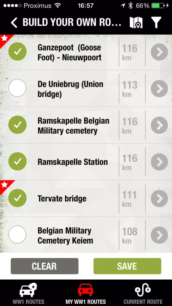 Touristic car routes Flanders應用截圖