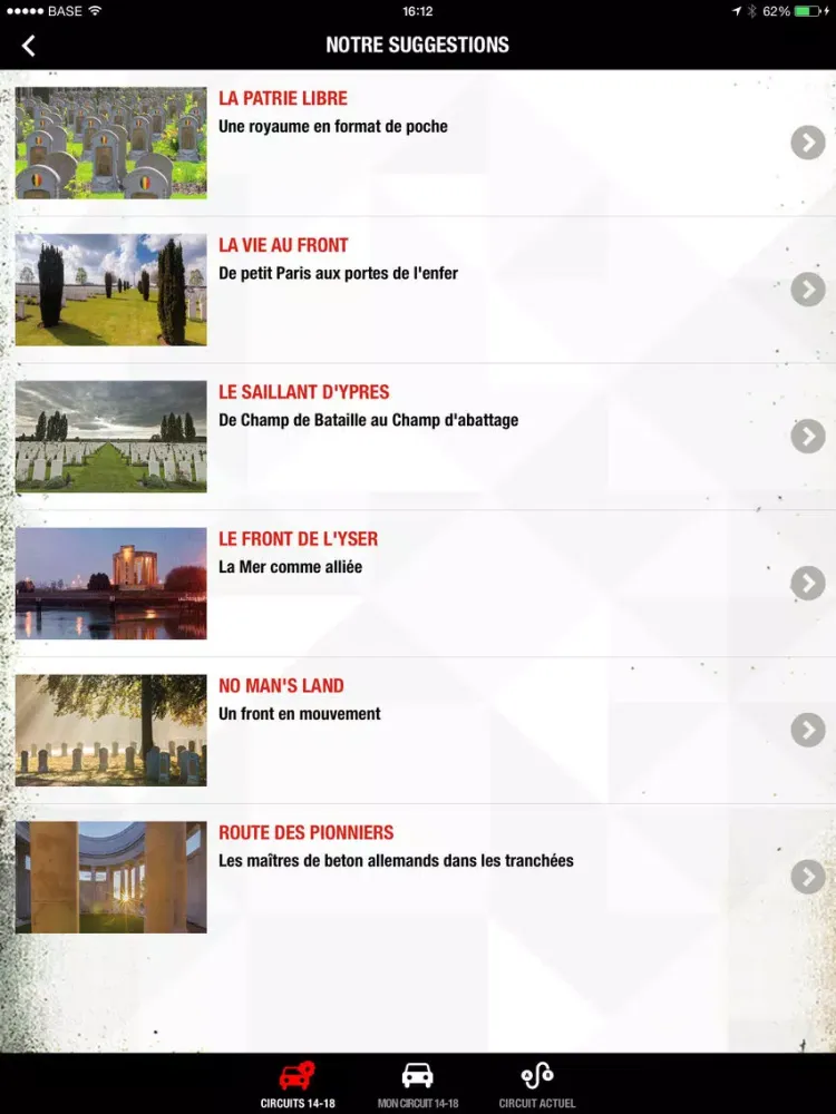 Tangkapan layar Circuit Touristique Automobile 14-18 iPad 