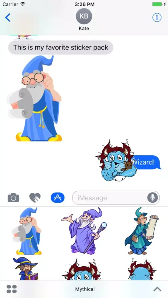 Mythical Creatures Stickers سکرین شاٹس