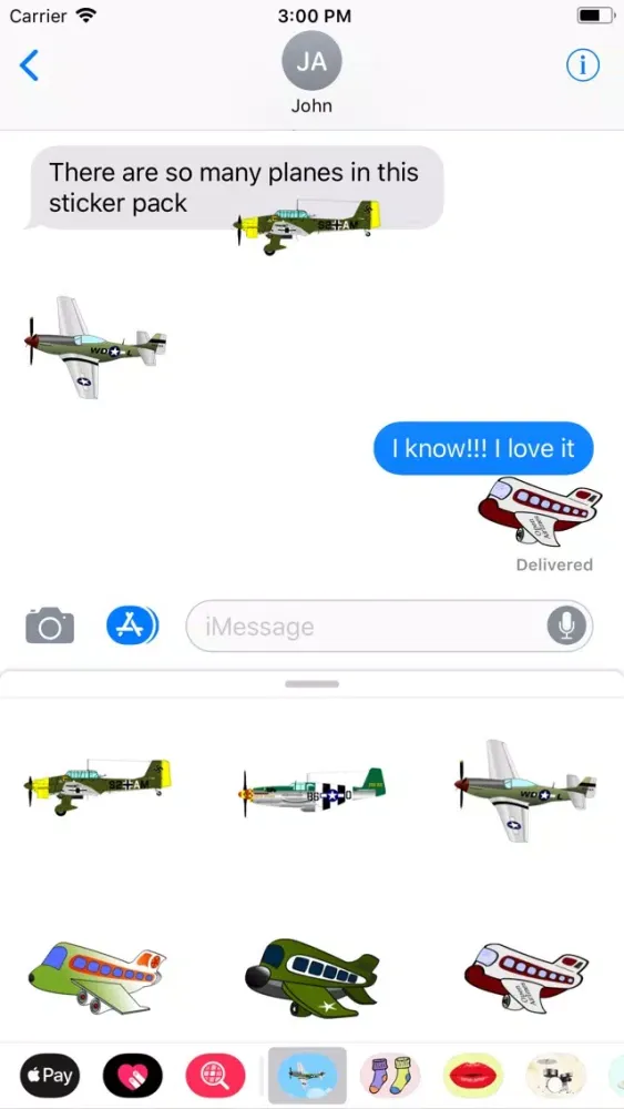 Take Flight: Airplane Stickers Ekran Görüntüleri