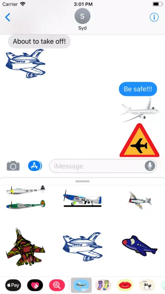 Take Flight: Airplane Stickers Ekran Görüntüleri