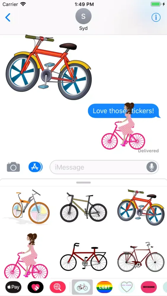 صور Bicycle Stickers: Bike It Up