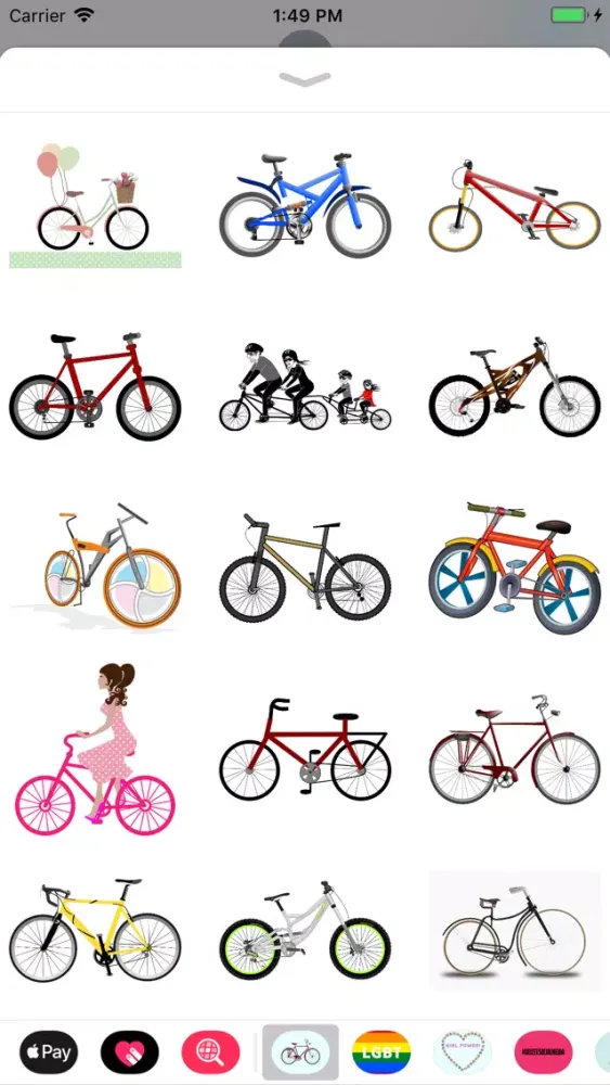صور Bicycle Stickers: Bike It Up