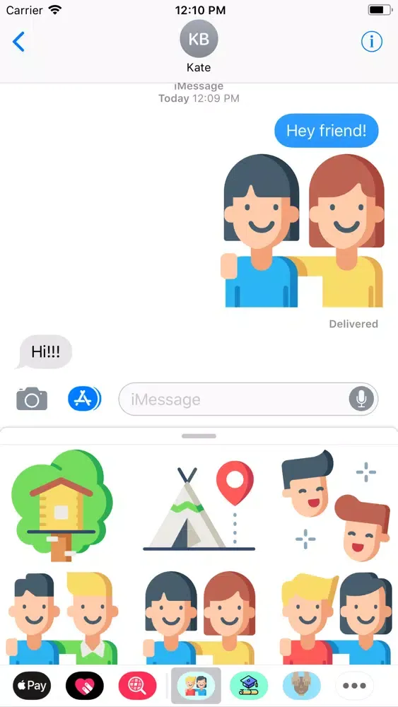 Capturas de pantalla de Friendship and Family Stickers