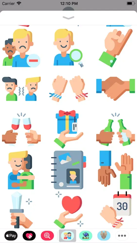 Capturas de pantalla de Friendship and Family Stickers