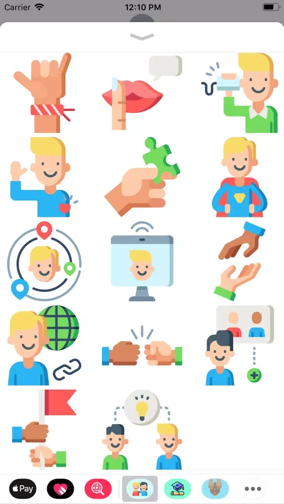 Capturas de pantalla de Friendship and Family Stickers
