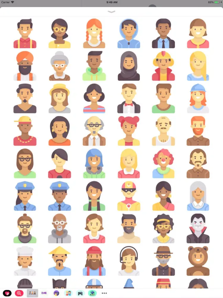 Zrzuty ekranu Humanity: People Stickers iPad 