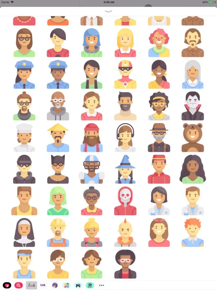 Zrzuty ekranu Humanity: People Stickers iPad 