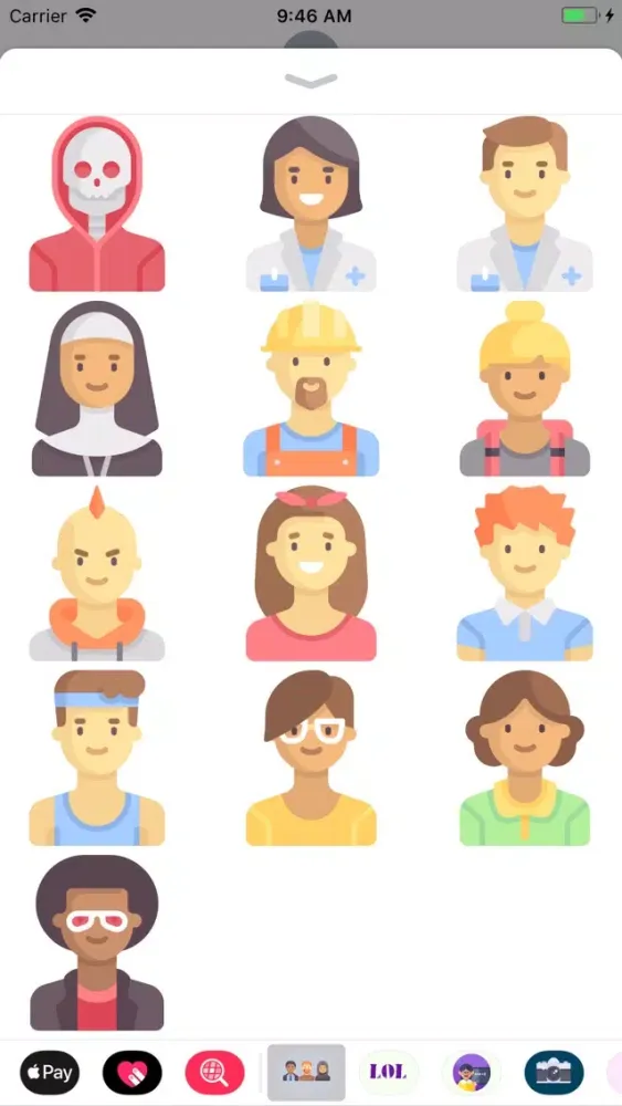 Zrzuty ekranu Humanity: People Stickers