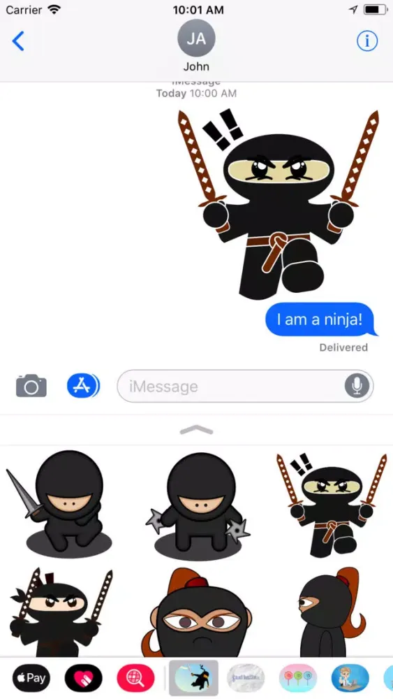 Epic Ninja Stickers Ekran Görüntüleri
