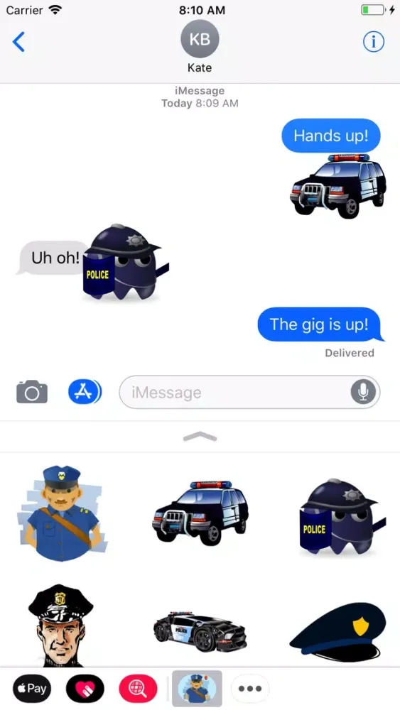 Police Stickers: Hands Up! স্ক্রিনশট