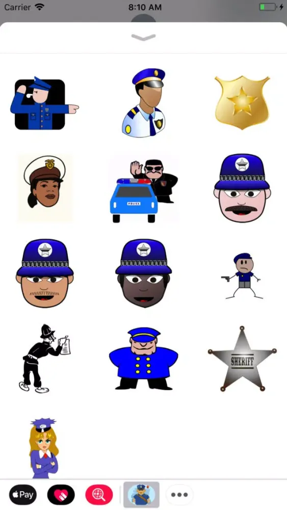 Police Stickers: Hands Up! স্ক্রিনশট