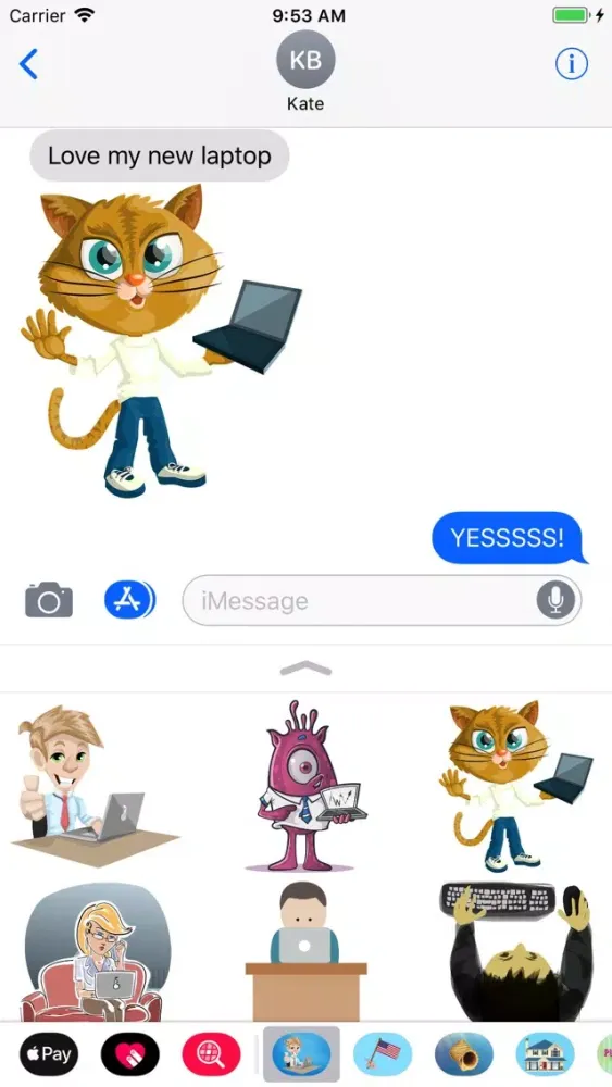 Tech Nerd Stickers应用截图