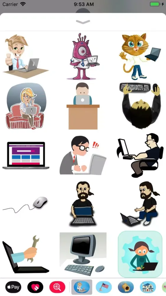 Tech Nerd Stickers应用截图