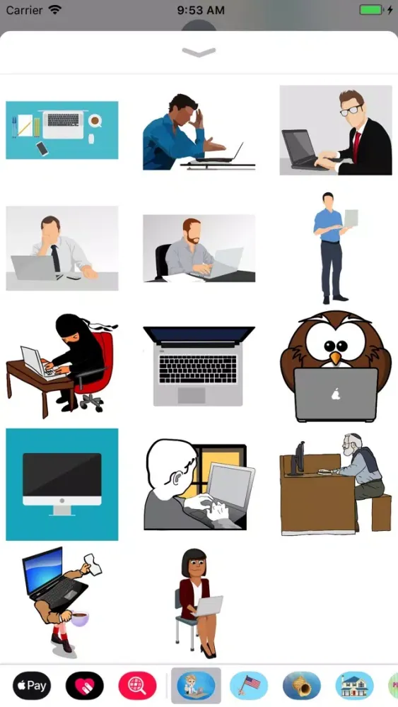 Tech Nerd Stickers应用截图