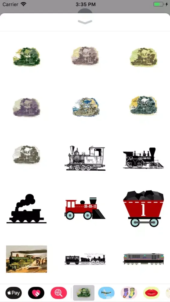 Tangkapan skrin Train Stickers: Off The Rails