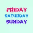 Weekend Party Stickers