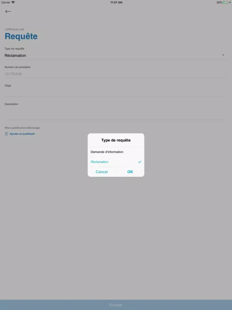 Ảnh chụp màn hình của BeAssur - AMC FH2 iPad 