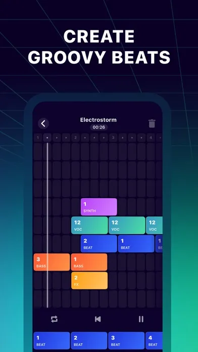 ภาพหน้าจอของ Beat Jam - Music Maker Pad