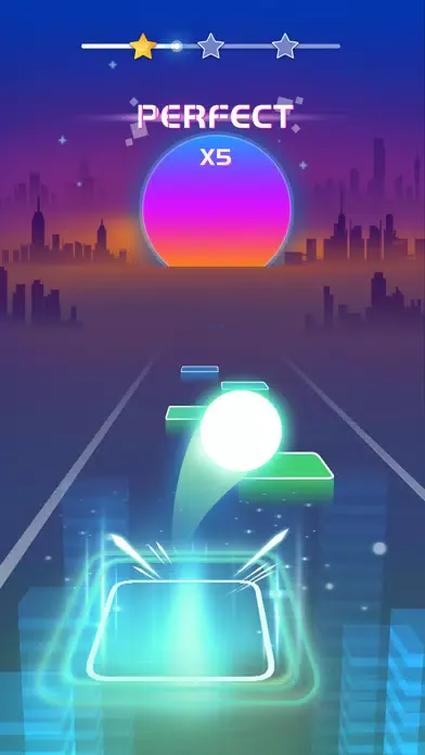 Ảnh chụp màn hình của Piano Music Hop: EDM Rush!