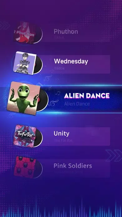 Ảnh chụp màn hình của Piano Music Hop: EDM Rush!
