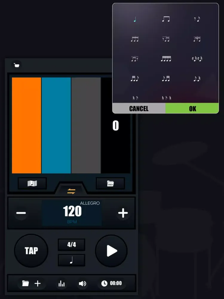 pro metronome - tempo beats iPad  スクリーンショット