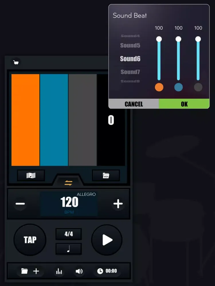 pro metronome - tempo beats iPad  スクリーンショット