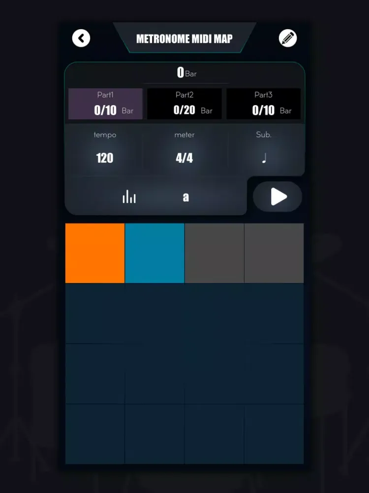 pro metronome - tempo beats iPad  スクリーンショット