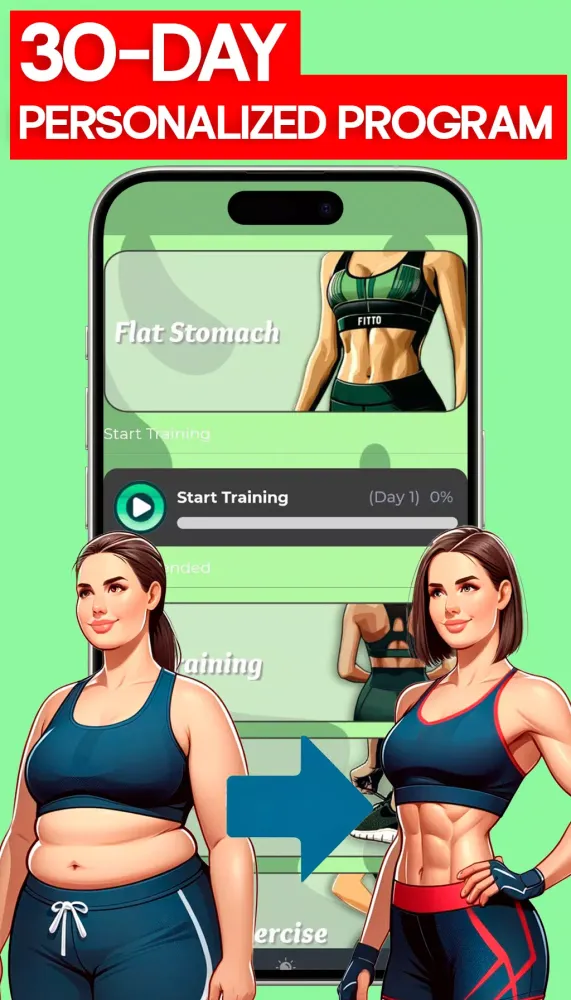 Fitto: Individual Fitness Plan Screenshots