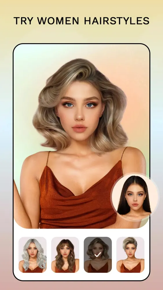 Captures d'écran de Hair Color Changer: Hairstyles