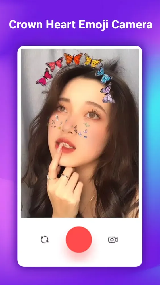 Crown Heart Emoji Camera Screenshots