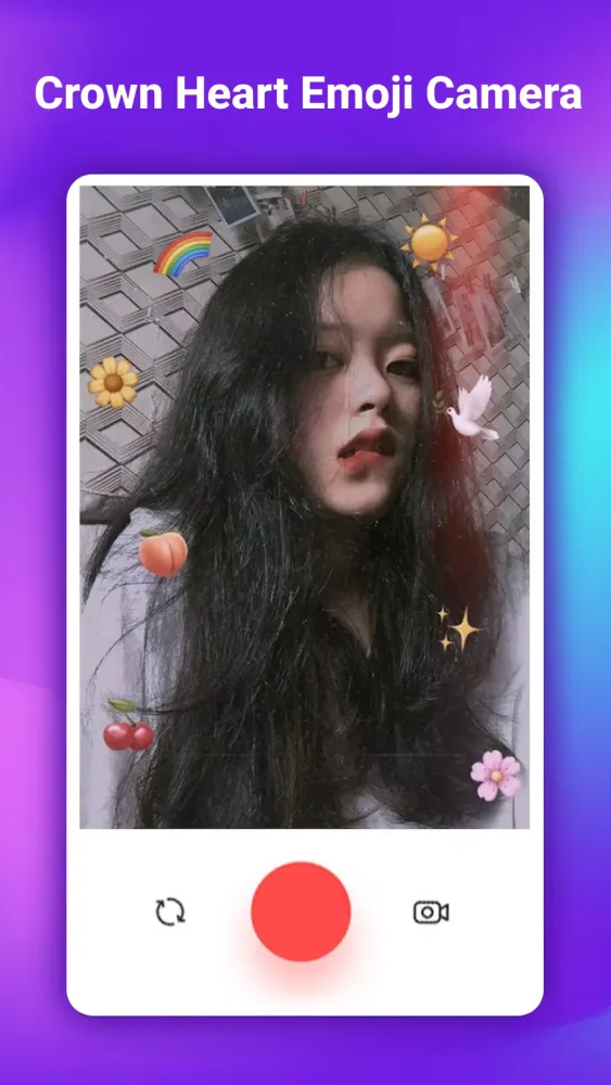 Crown Heart Emoji Camera Screenshots