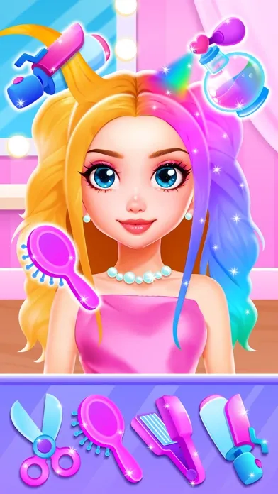 Beauty Salon Games for Girls スクリーンショット
