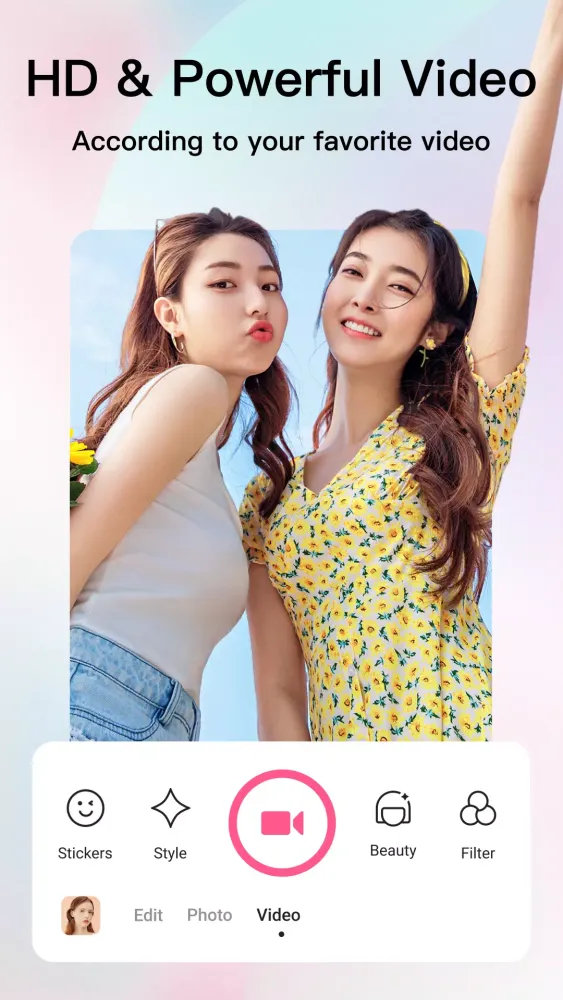 Tangkapan layar Selfie Camera - Beauty Camera