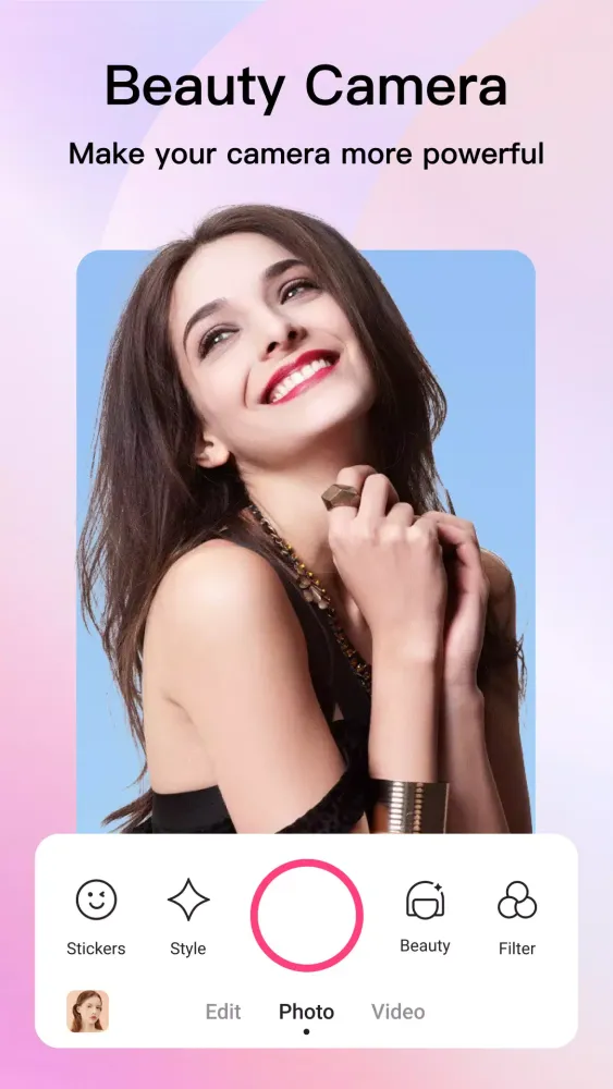 Tangkapan layar Selfie Camera - Beauty Camera