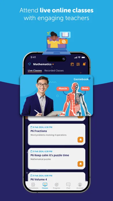 Geniebook: Online Learning App 스크린샷