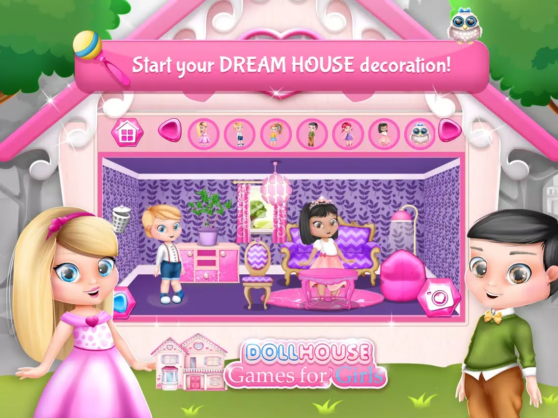 Captures d'écran de Dollhouse Games Decoration iPad 