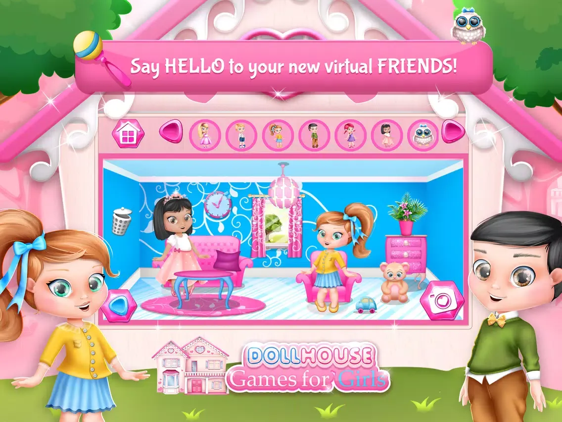 Captures d'écran de Dollhouse Games Decoration iPad 