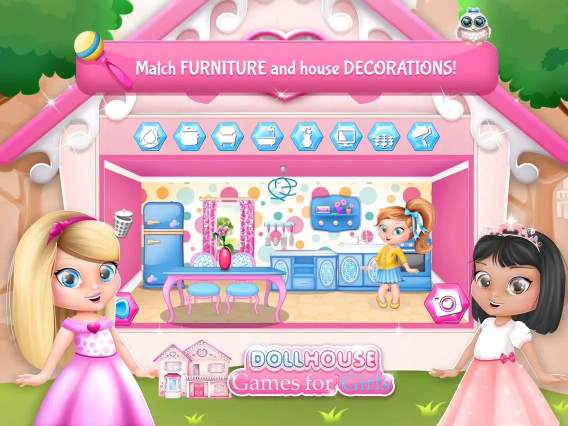 Captures d'écran de Dollhouse Games Decoration iPad 