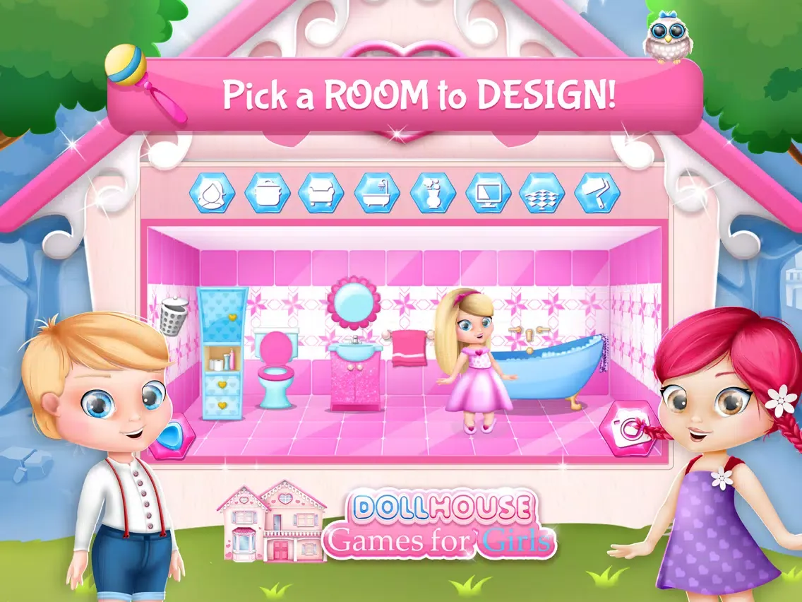 Captures d'écran de Dollhouse Games Decoration iPad 